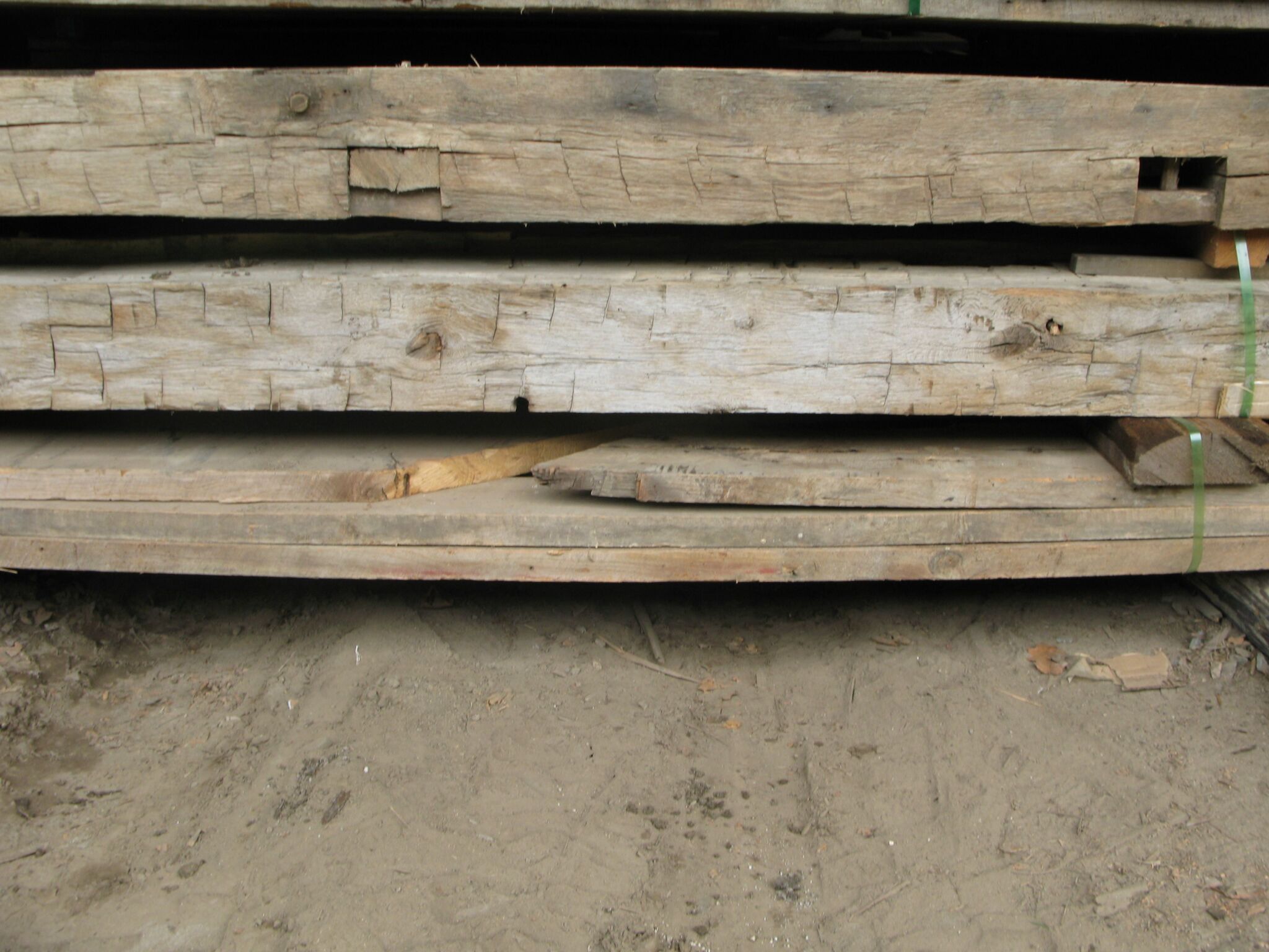 Original Surface Hand Hewn beams