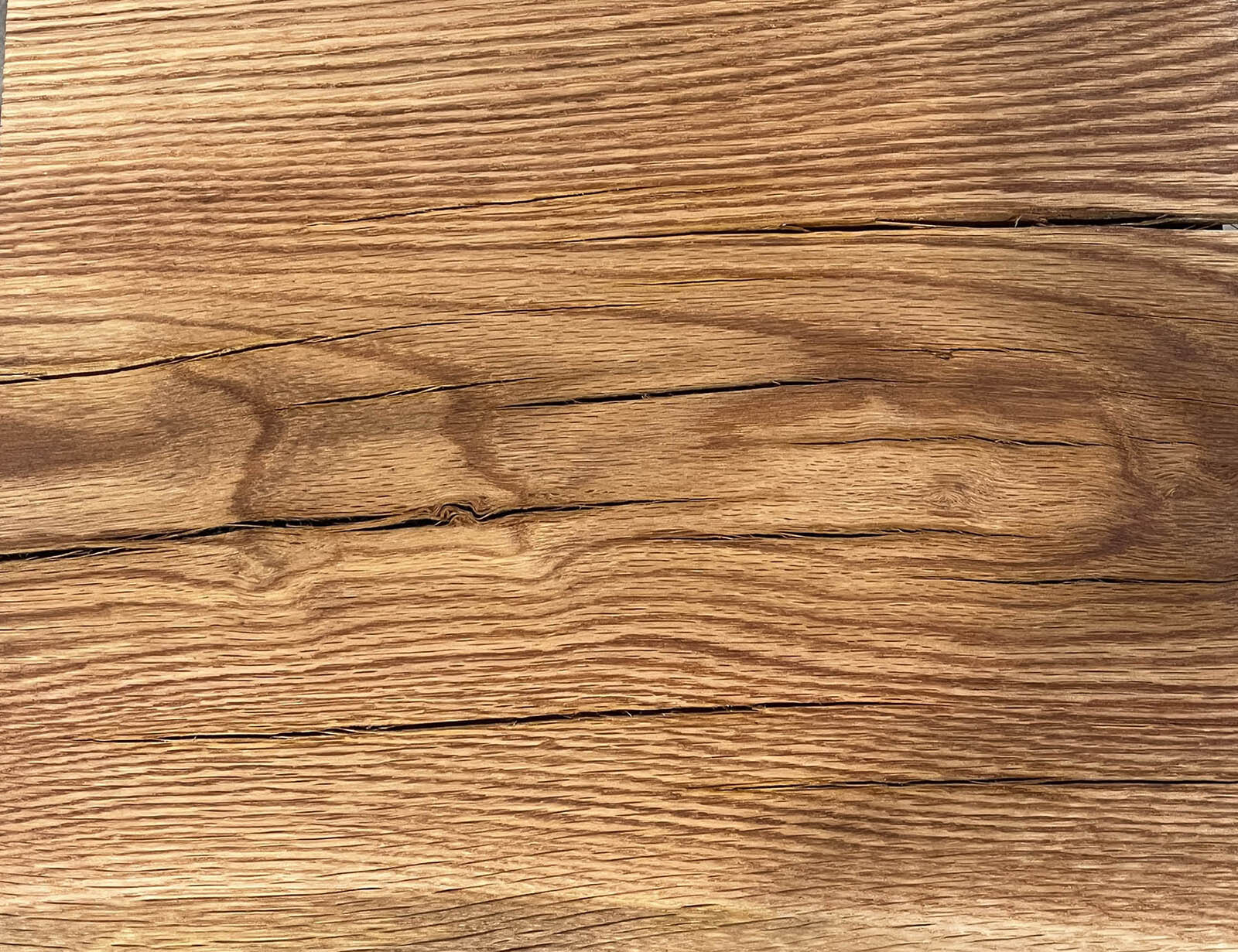 Caramel box beam finish by Whole Log Reclaimed