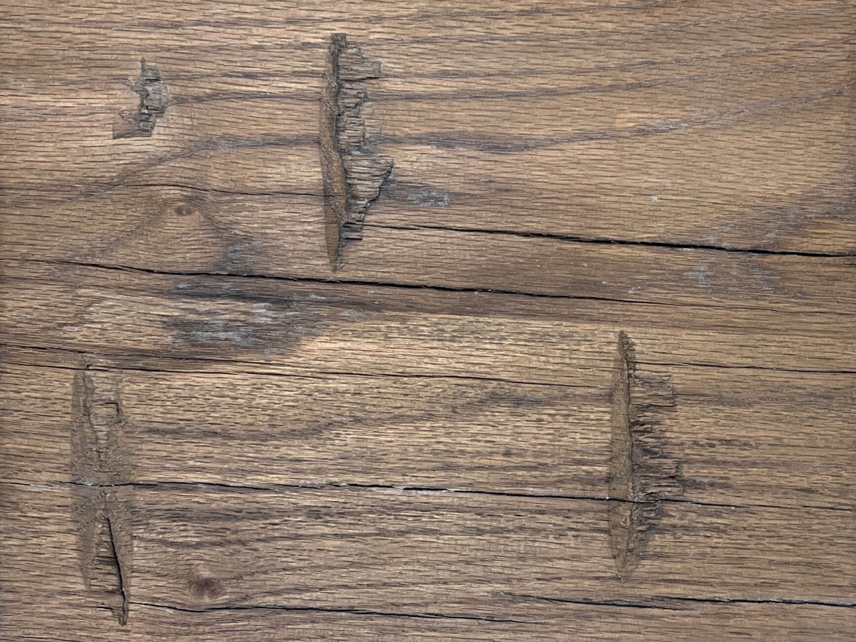 Castle Brown box beam finish by Whole Log Reclaimed