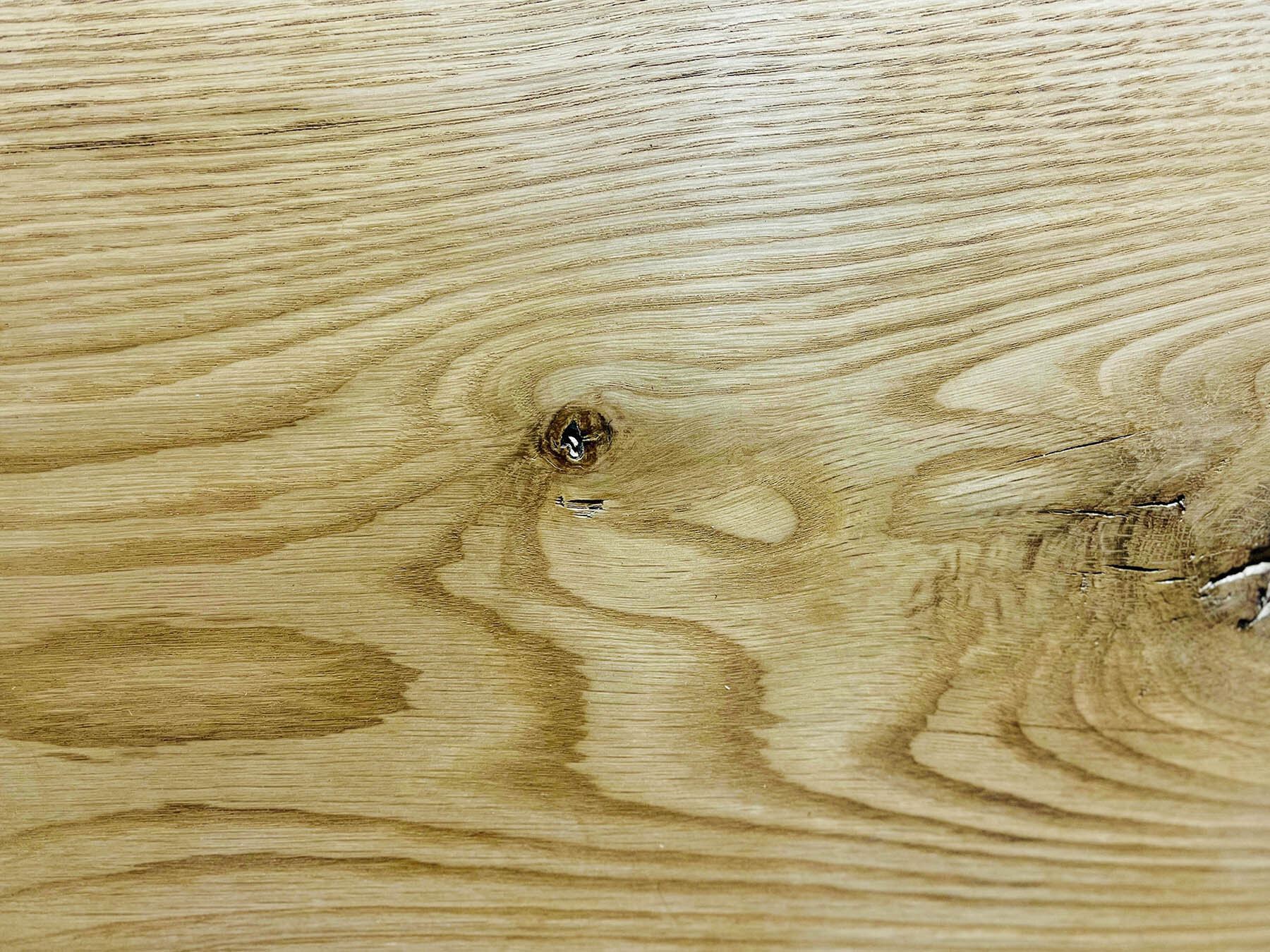 Champagne box beam finish by Whole Log Reclaimed