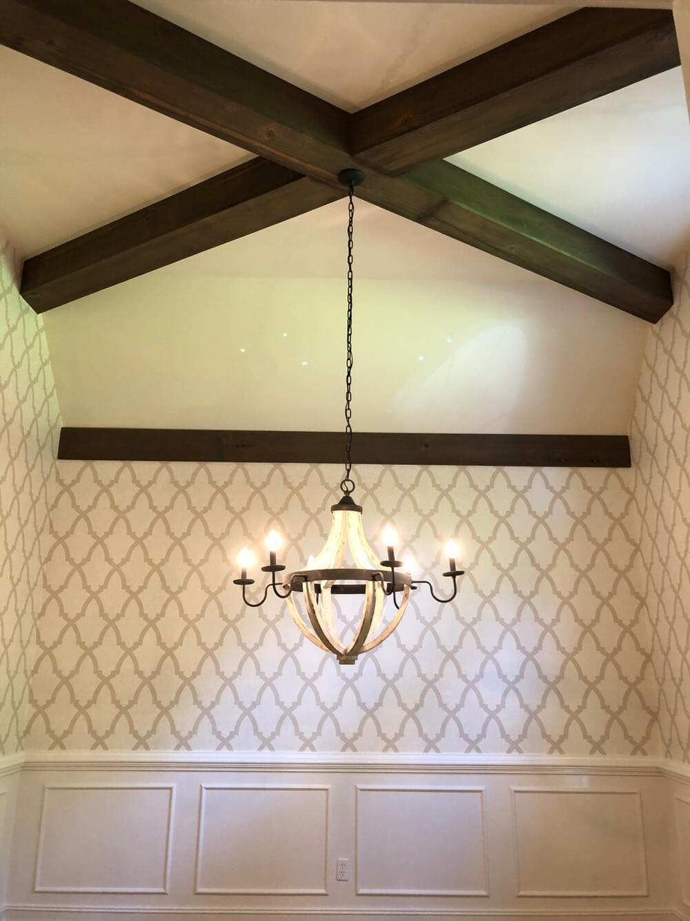 Smooth surface Doug Fir Box Beam oiled Brazil Brown