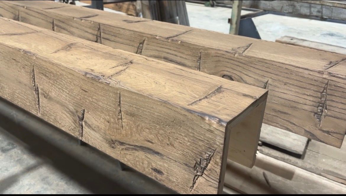 Hand Hewn Leather surface finish