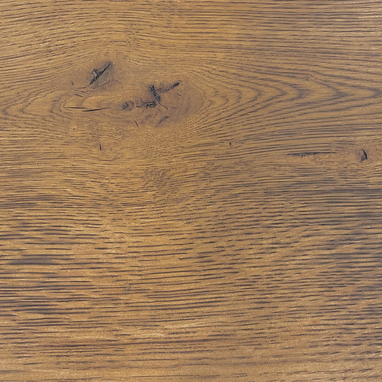 Smooth surface texture for reclaimed wood.