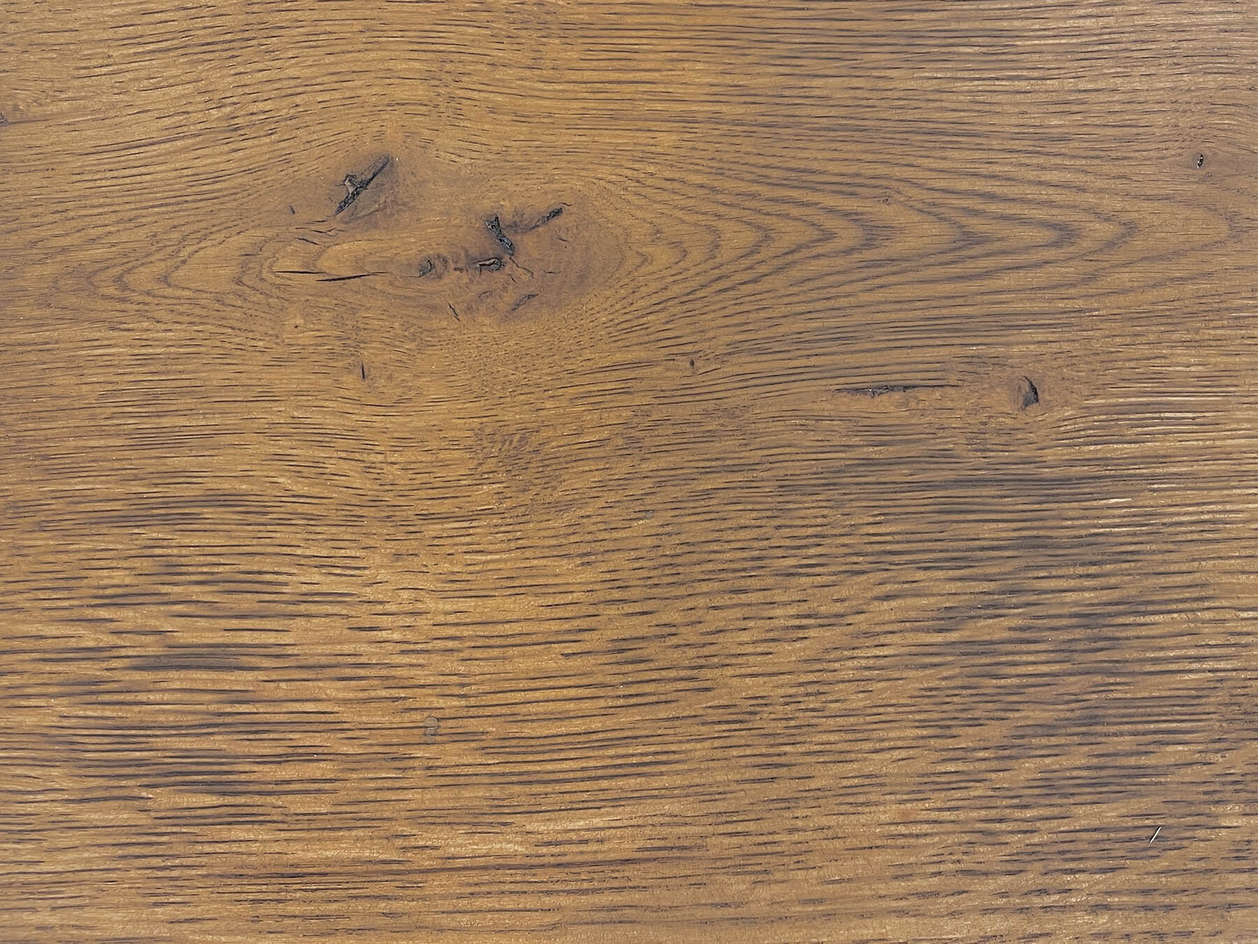 Hazelnut box beam finish by Whole Log Reclaimed