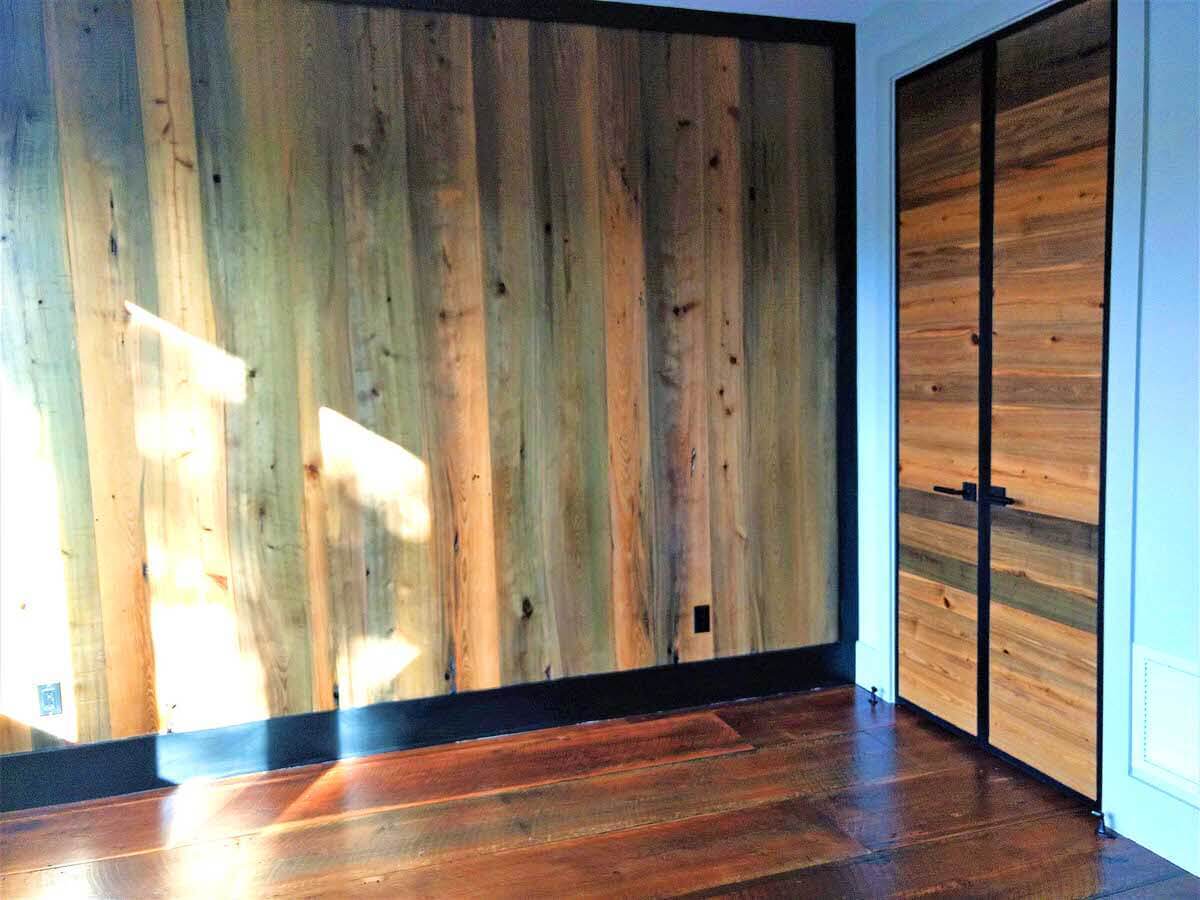 Poplar Accent Wall on Hilton Head Island, SC in a home