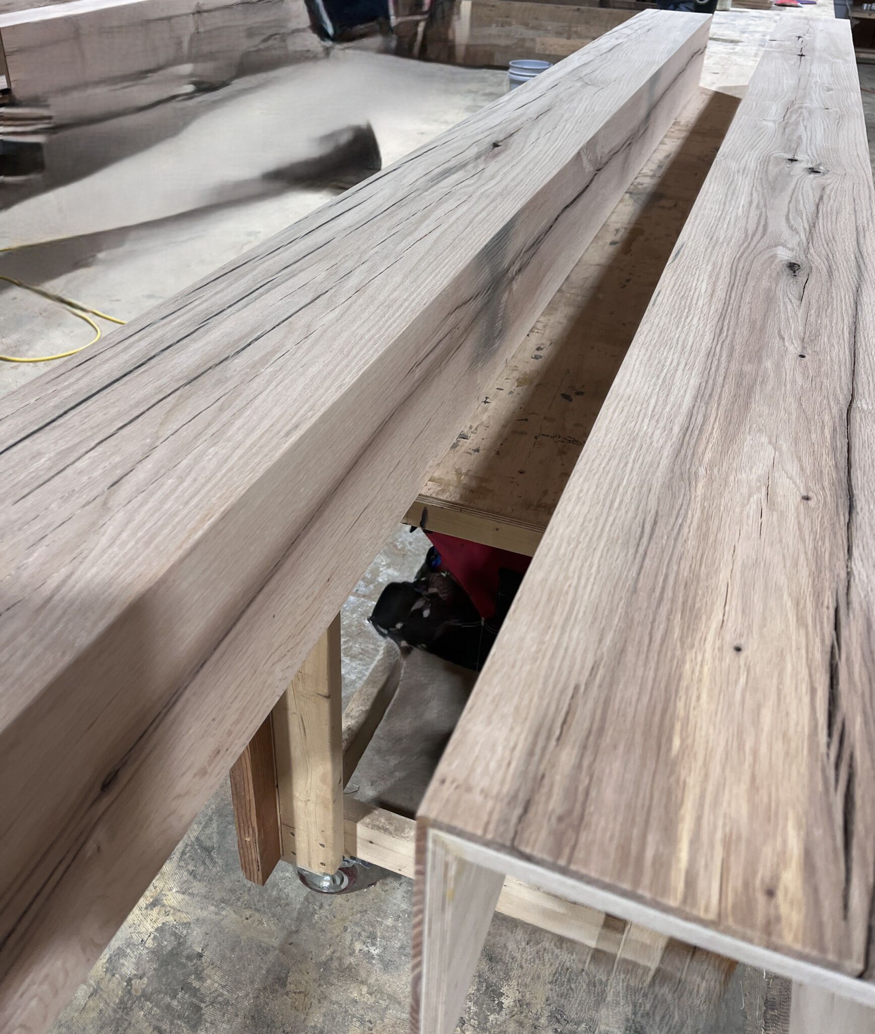 Reclaimed Box Beams unfinished Hendersonville in North Carolina