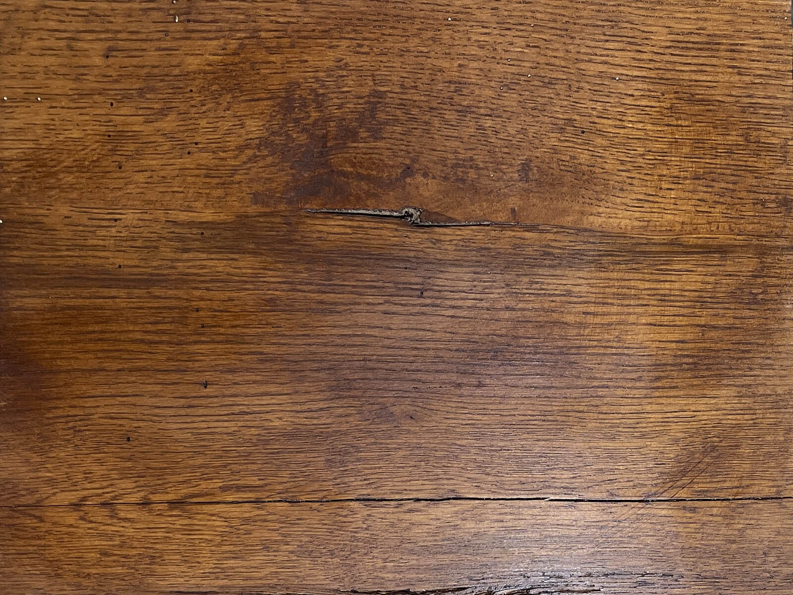 Walnut Bronze box beam finish by Whole Log Reclaimed