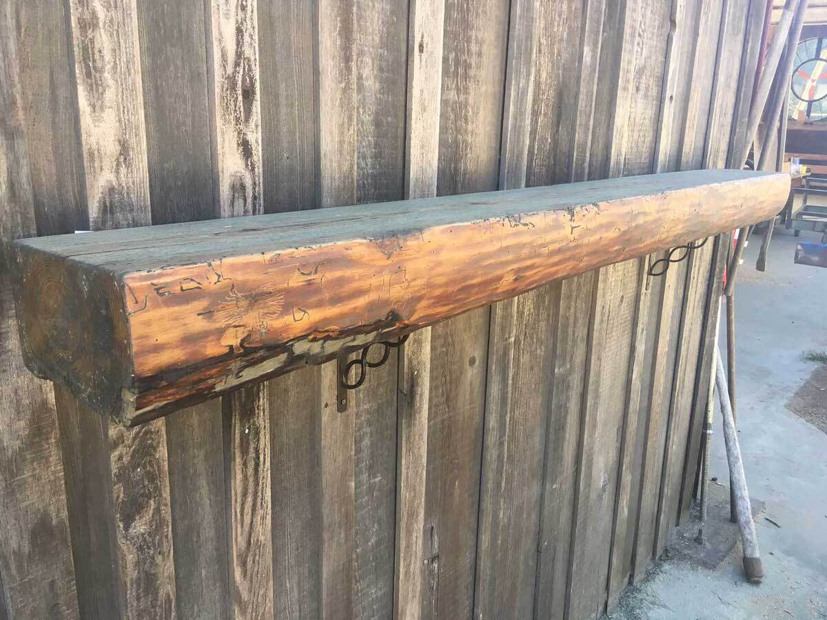 Wormy Live Edge Elm Brazil Brown Oil Finish