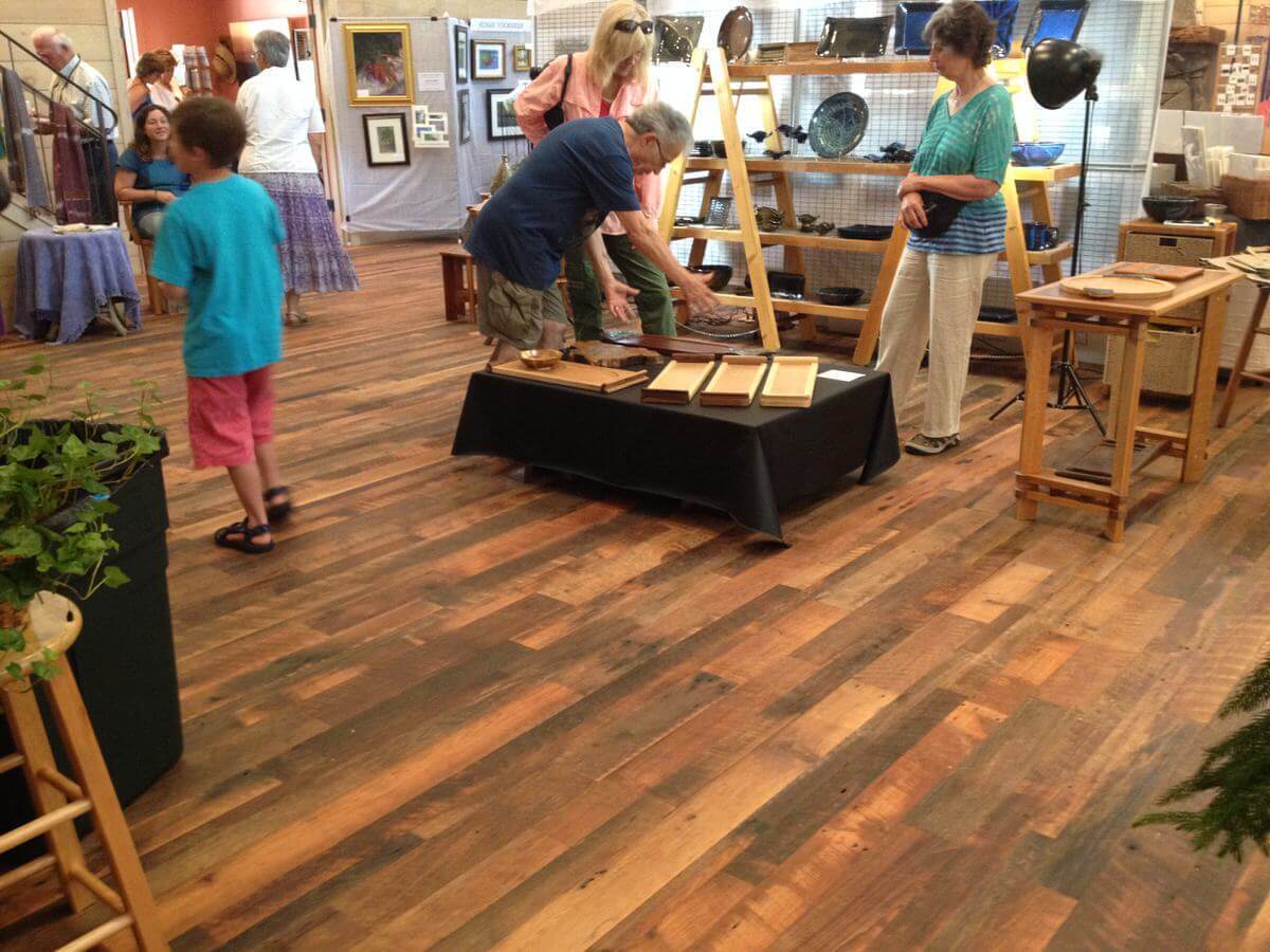 Antique hardwood character floor tiggs pond retreat