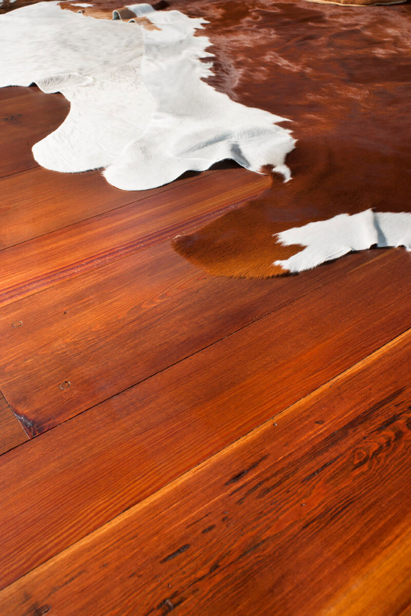 Classic flooring from Whole Log Reclaimed.