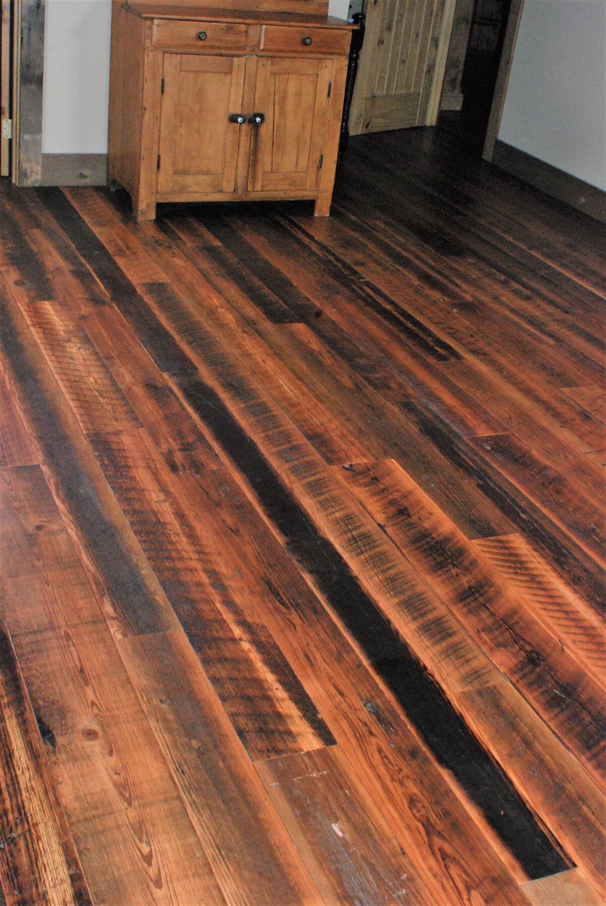 reclaimed heart pine flooring narrow widths