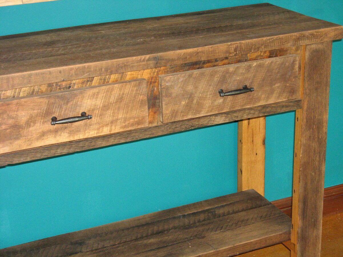 Reclaimed harvest table