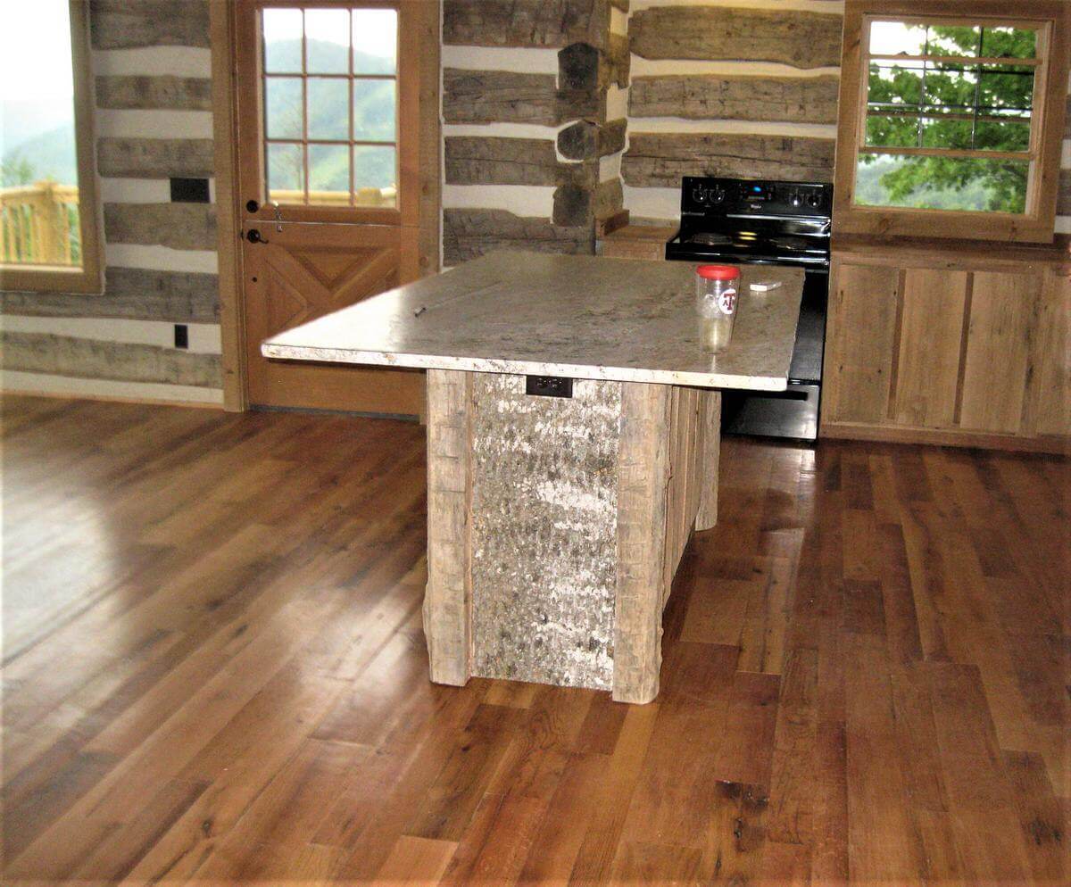 Reclaimed oak northrup cabin hendersonville nc